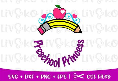 Download Free Preschool Princess Cut File Files Free PSD Mockups
