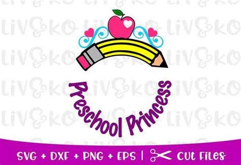 Download Free Preschool Princess Cut File for Cricut Machine