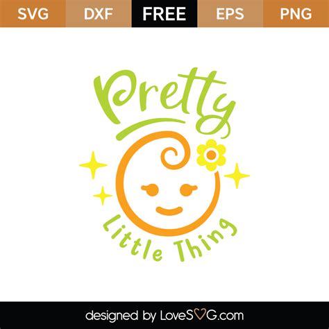 Download Free Pretty Little Thing For Cricut