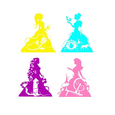 Download Free Princess SVG, Princess DXF, Cuttable File Images
