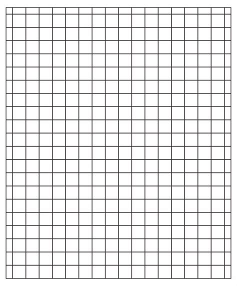 Free Printable 1/4 Inch Graph Paper