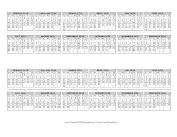 Free Printable 2024 Monitor Calendar