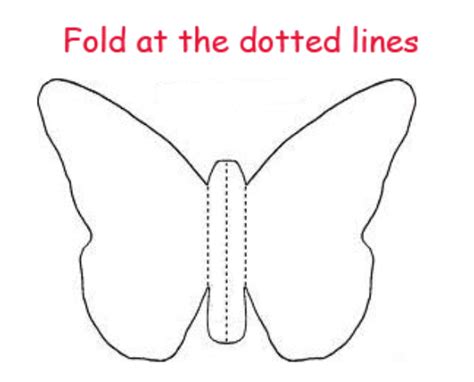 Free Printable 3d Butterfly Template