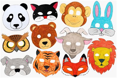 Free Printable Animal Masks Pdf