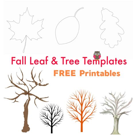 Free Printable Autumn Tree Template