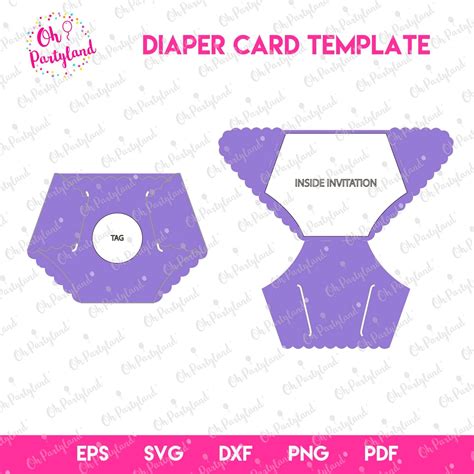 Free Printable Baby Diaper Template