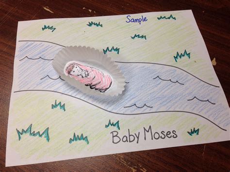 Free Printable Baby Moses Craft