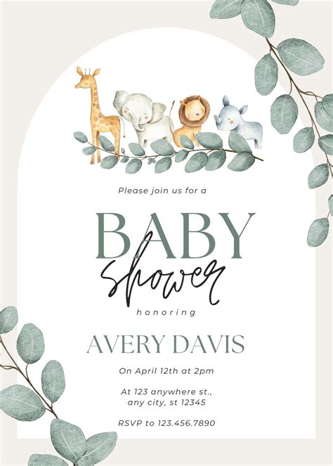 Free Baby Shower Invitation Templates For Boys Baby Shower Invitation