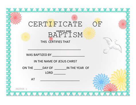 Free Printable Baptism & Christening Invitation Template Regarding