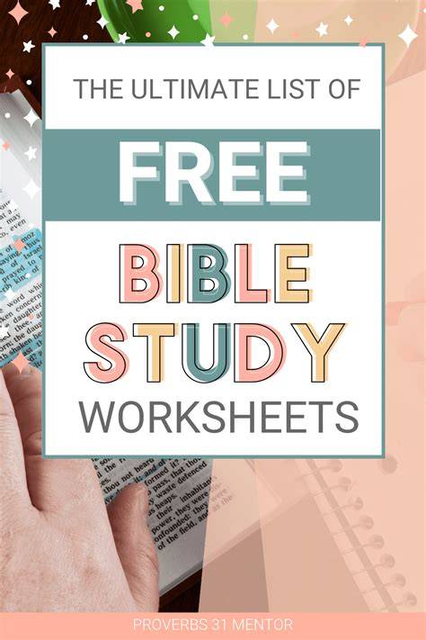 Free Printable Bible Studies With With Questions And Answers