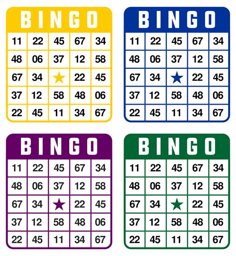 Free Printable Bingo Numbers