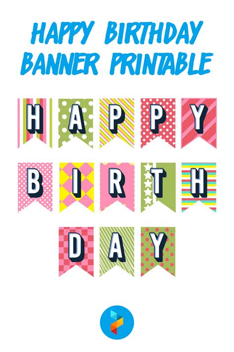 Free Printable Birthday Banner