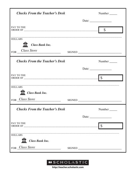 Free Printable Blank Checks For Practice