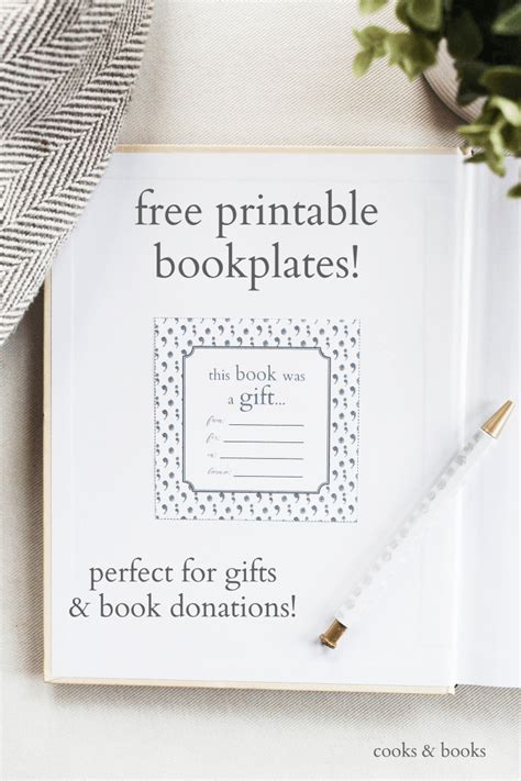 Free Printable Bookplates For Donated Books