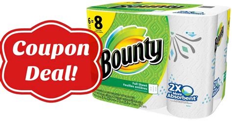 Free Printable Bounty Paper Towel Coupons