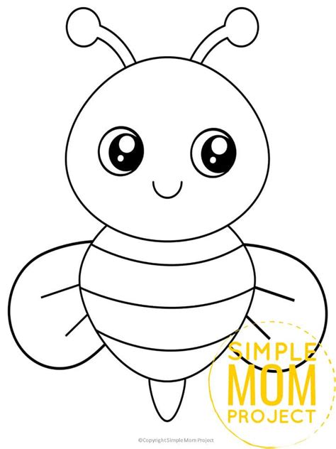 Free Printable Bumble Bee Template