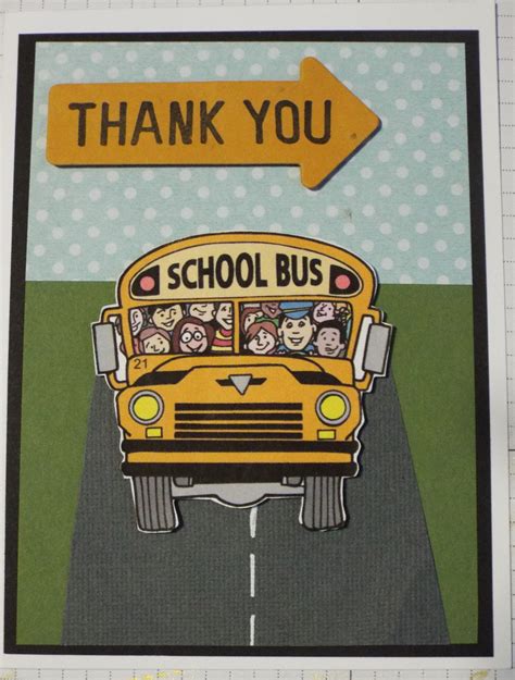 Free Printable Bus Driver Thank You Cards