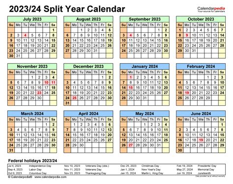Free Printable Calendar July 2022 To June 2023