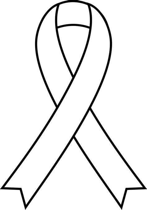 Free Printable Cancer Ribbon Template