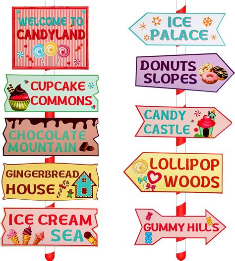 Free Printable Candyland Signs Printable