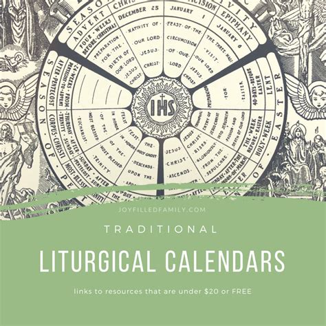 Free Printable Catholic Liturgical Calendar 2024