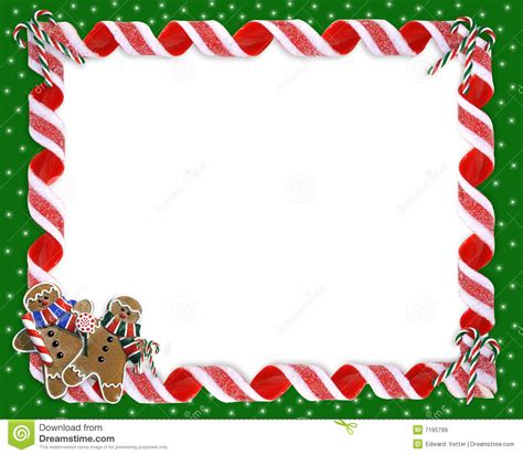 Free Printable Christmas Cookie Border