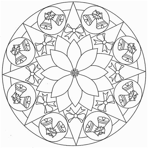 Free Printable Christmas Mandalas