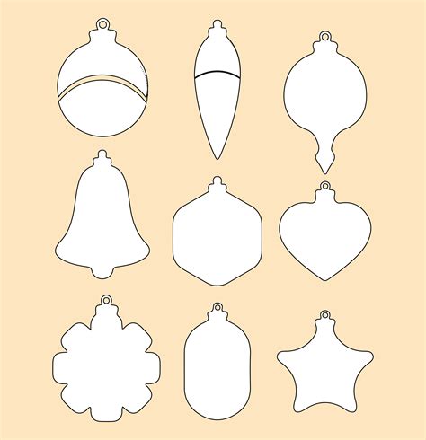 Free Printable Christmas Ornament Patterns