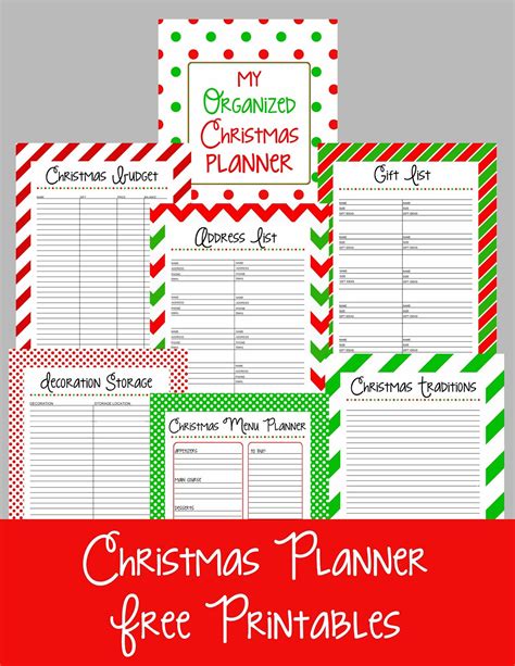 Free Printable Christmas Planner 2022