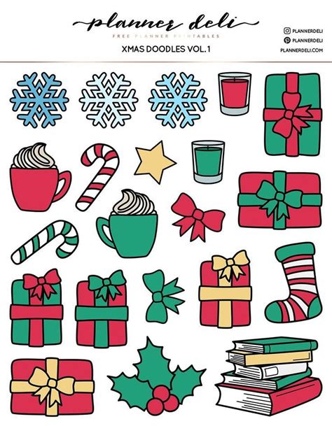 Free Printable Christmas Stickers Printable