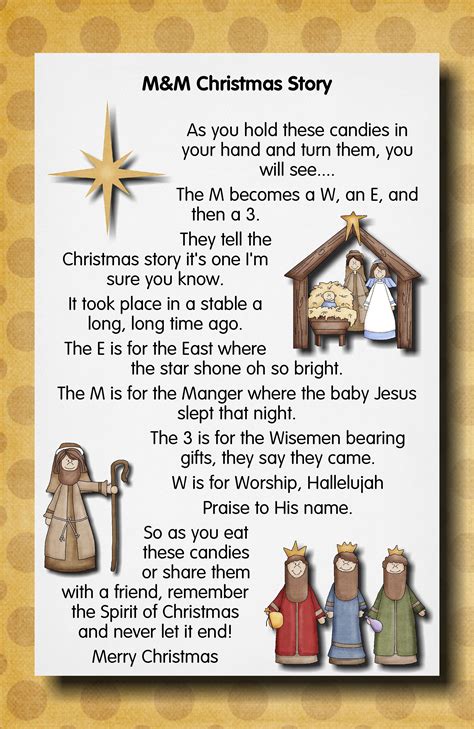 Free Printable Christmas Story