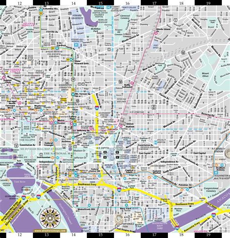 Free Printable City Street Maps