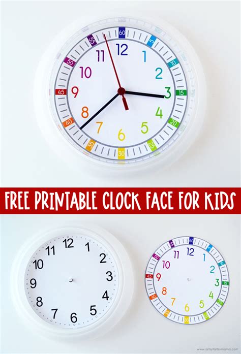 Free Printable Clock Faces For Crafts