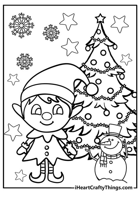 Free Printable Coloring Pages Christmas For Kids