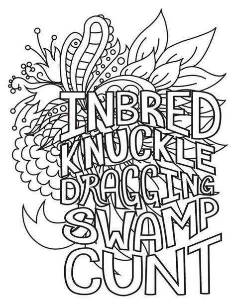 Free Printable Coloring Pages For Adults Only Swear Words