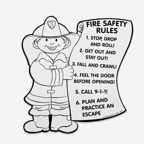 Free Printable Coloring Pages For Fire Safety
