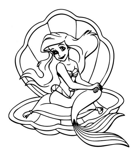 Free Printable Coloring Pages Little Mermaid