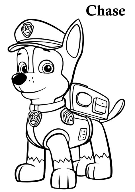 Free Printable Coloring Pages Of Paw Patrol