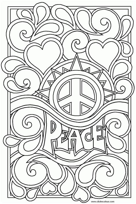 Free Printable Coloring Sheets For Teens