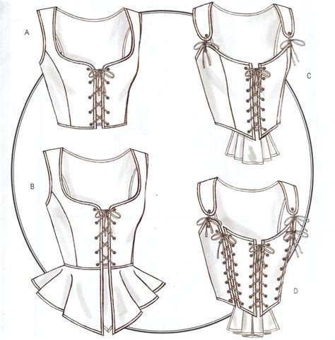 Free Printable Corset Top Pattern