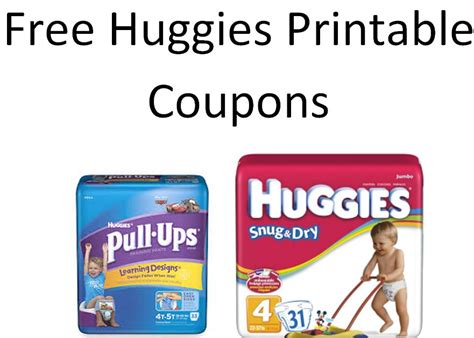 Free Printable Coupons For Huggies