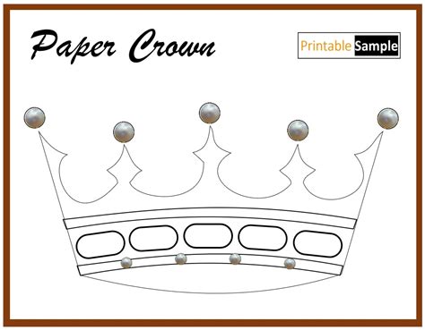 Free Printable Crowns