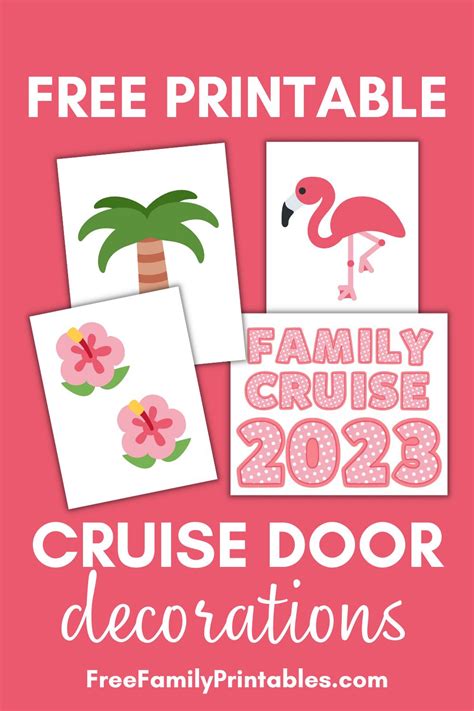 Free Printable Cruise Door Decorations