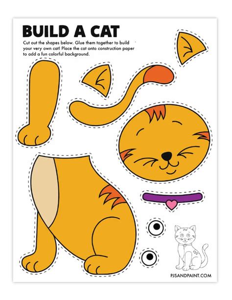 Free Printable Cut And Paste Crafts That You Color