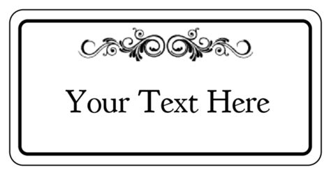 Free Printable Door Name Plate Template