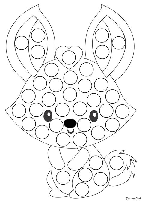 Free Printable Dot Coloring Pages