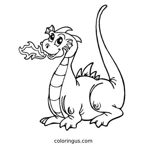 Free Printable Dragon Coloring Sheets