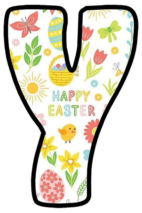 Free Printable Easter Alphabet Letters