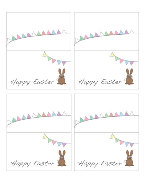 Free Printable Easter Place Cards