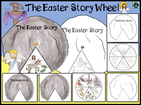 Free Printable Easter Story Wheel